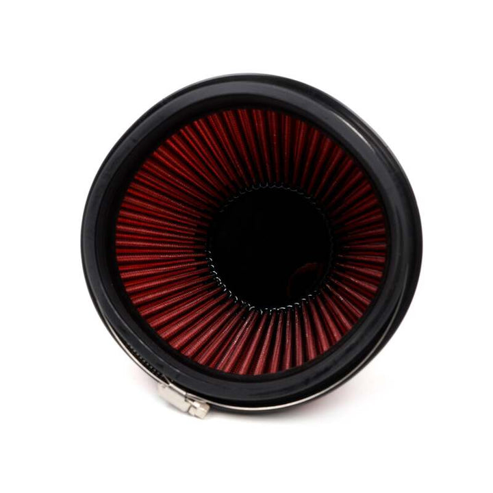 BLOX Racing Performance Filter Kit w/ 3.5inch Velocity Stack Black Filter and 3.5inch Silicone Hose