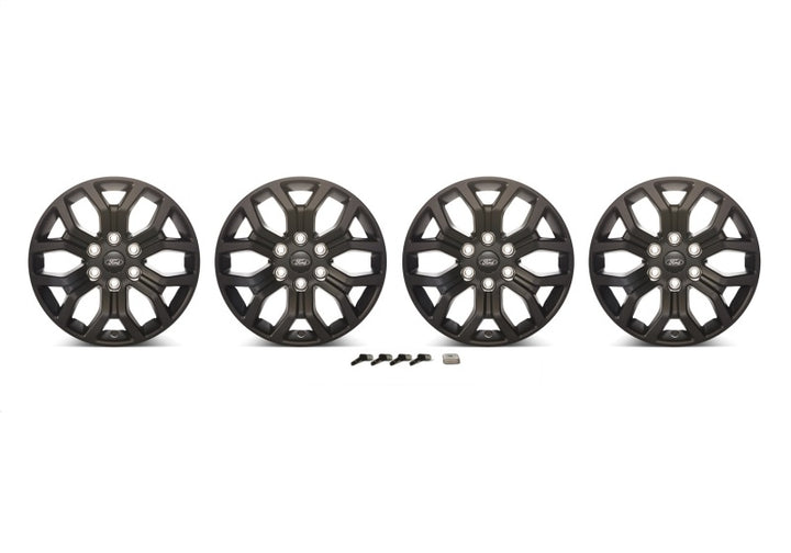 Ford Racing 2021+ F-150 18in Matte Black Wheel Kit