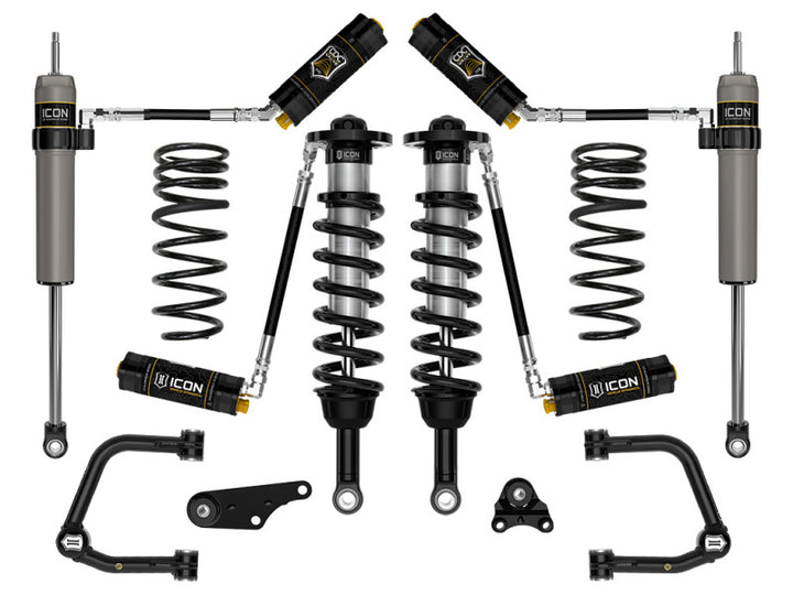 ICON 2024+ Toyota Tacoma 1.25in-3in Stage 5 Suspension System Tubular w/ Triple Rate Spring