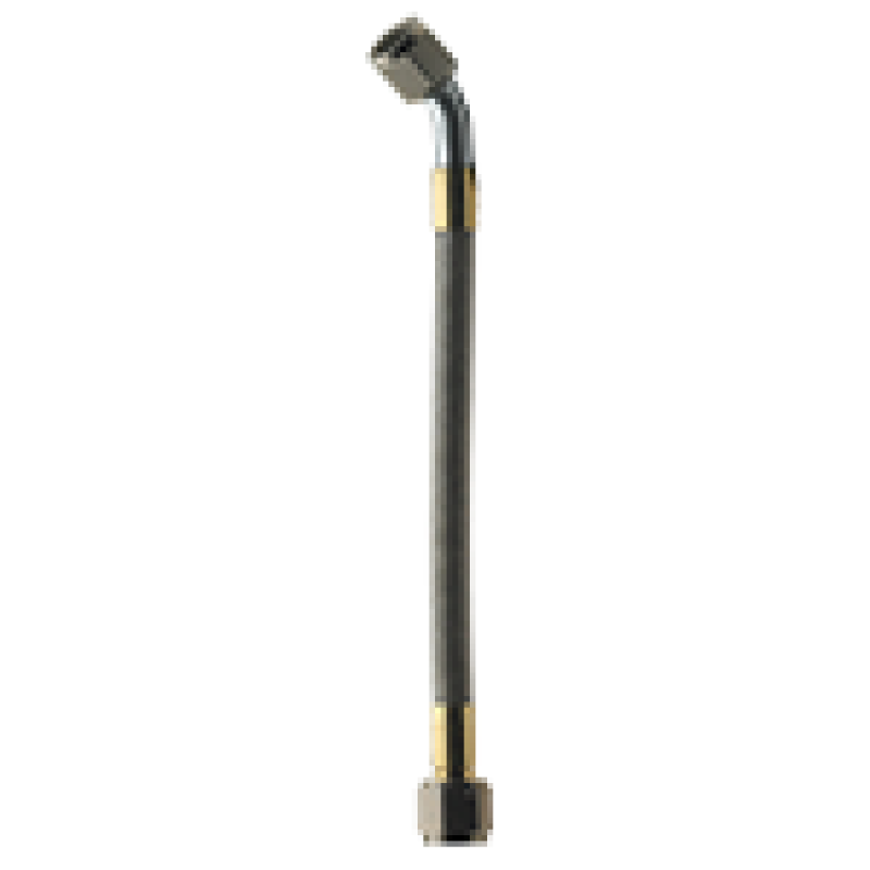 Fragola -8AN Hose Assembly Straight x 45 Degree Alum Nut 20in