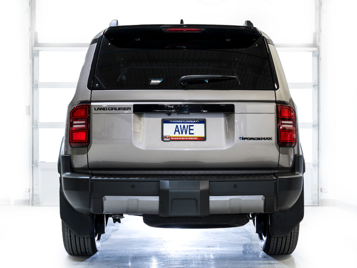 AWE Tuning 2024+ Toyota Land Cruiser / 2025+ Toyota 4Runner 0FG Cat-Back Exhaust w/ BashGuard