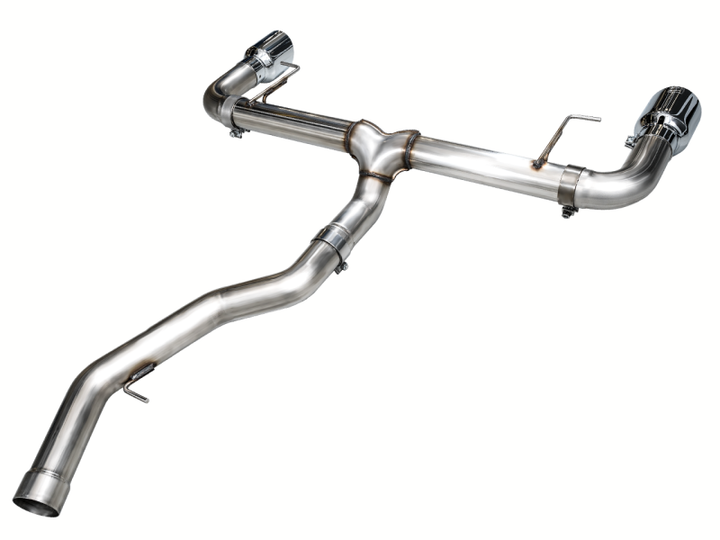 AWE Tuning 19-23 BMW 330i / 21-23 BMW 430i Base G2X Track Edition Axle-Back Exhaust - Chrome Silver