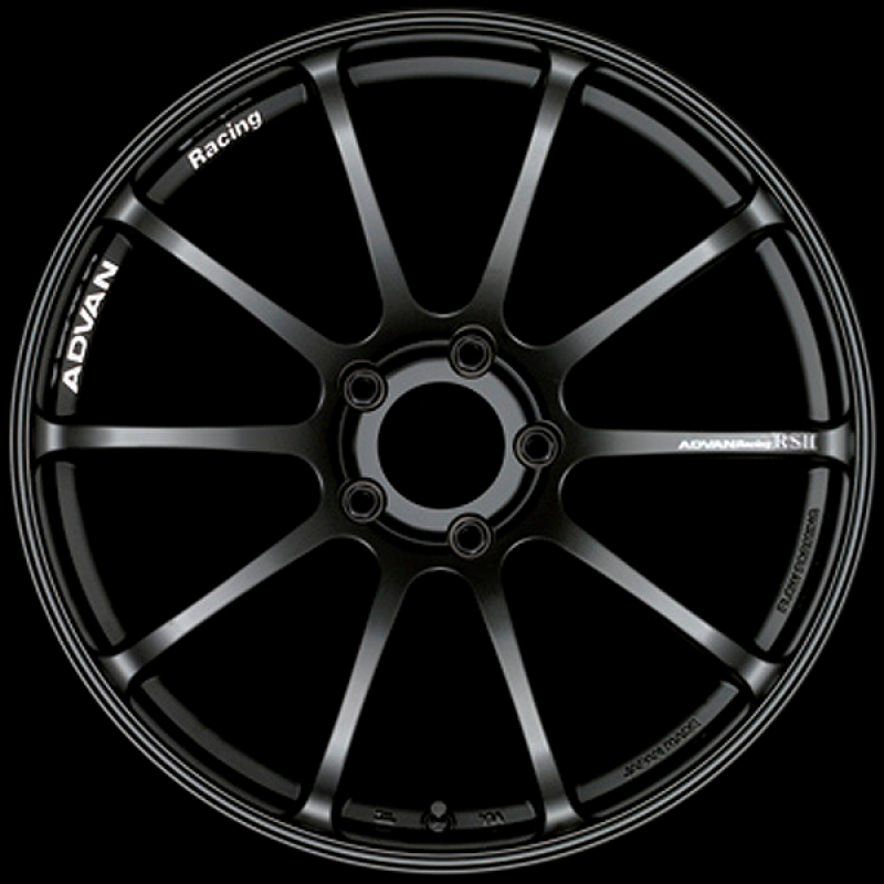 Advan RSII 17x9.5 / +25 Offset / 5x114.3 / 73mm Bore / Semi Gloss Black