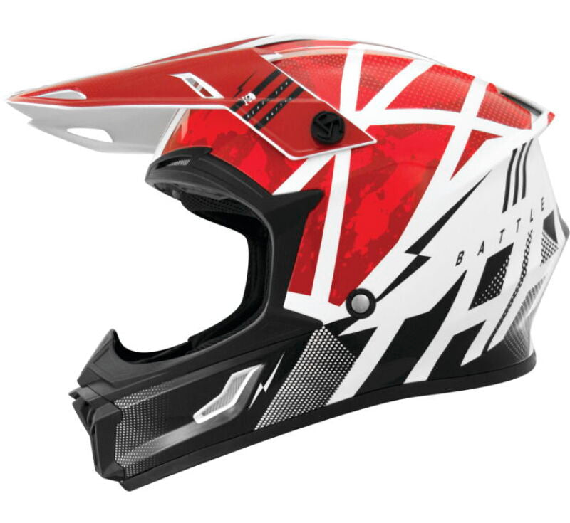 THH Helmets T710XR Battle Red/Black - Large