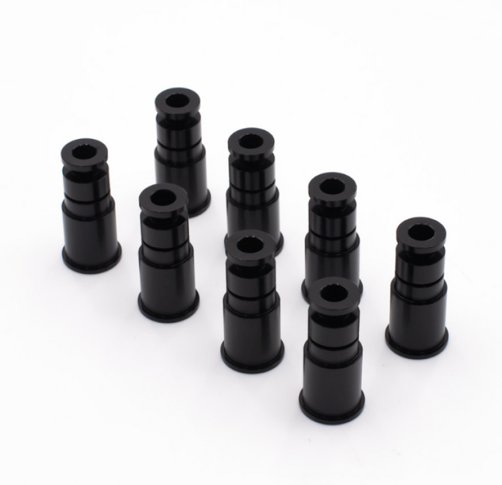 BLOX Racing 14mm Adapter Top (1in) w/Viton O-Ring (Set of 4)
