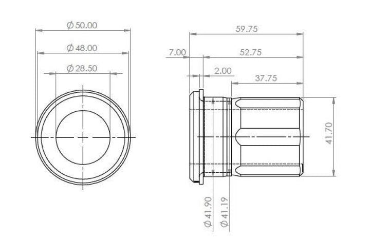 SuperPro 16-23 Mazda Miata MX5 Front Lower Control Arm Bushing Kit - Inner Forward Position