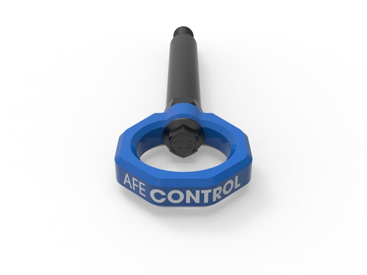 aFe 23-25 BMW M2 (G87) CONTROL Front / Rear Tow Hook - Blue