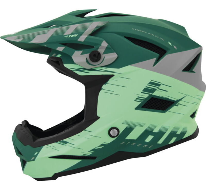 THH Helmets T-42 BMX Xtreme  Turquoise/Green - Medium