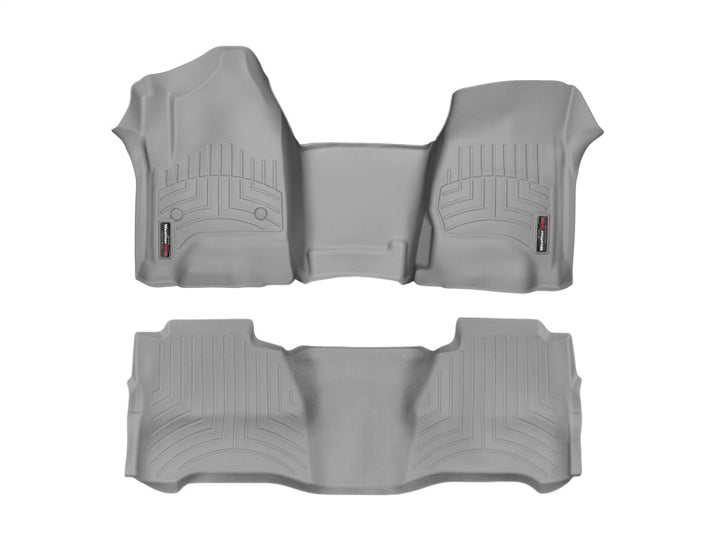 WeatherTech 14+ Jeep Wrangler Front and Rear FloorLiner - Grey