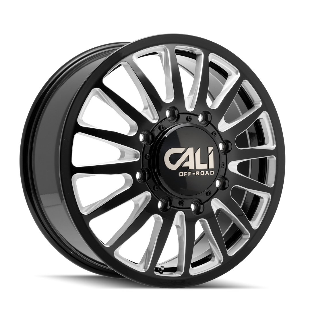 SUMMIT DUALLY REAR (9110) GLOSS BLACK MILLED