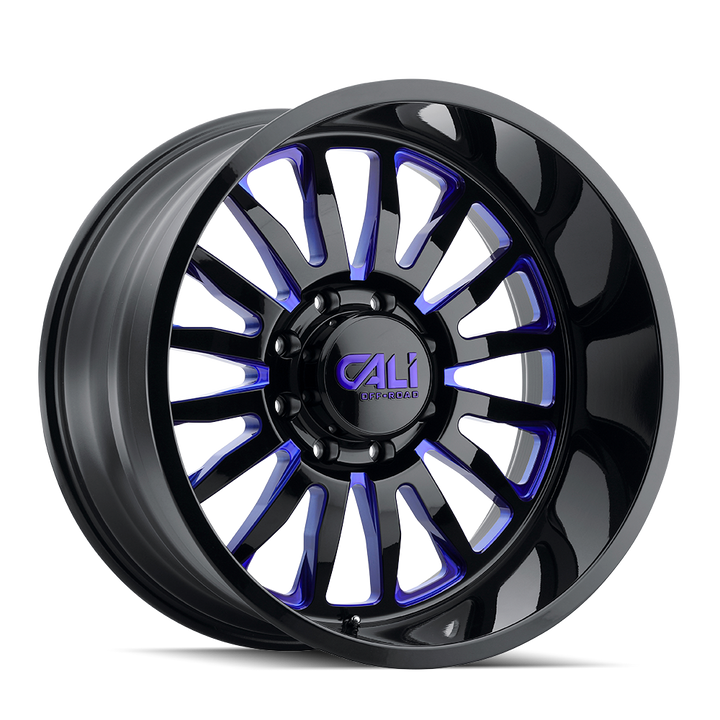 SUMMIT (9110) GLOSS BLACK MILLED PRISM BLUE