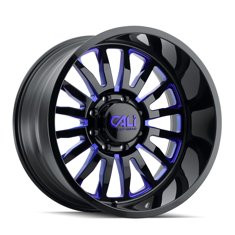 SUMMIT (9110) GLOSS BLACK MILLED PRISM BLUE