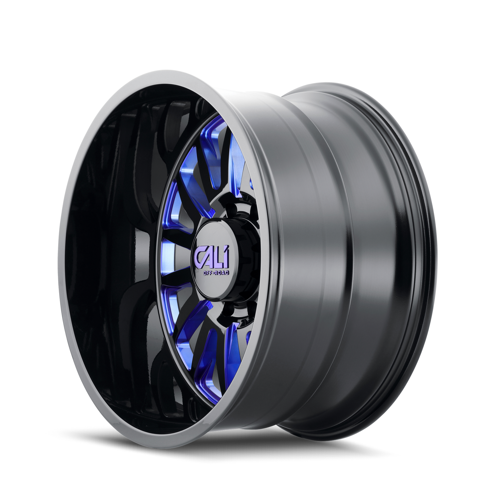 SUMMIT (9110) GLOSS BLACK MILLED PRISM BLUE