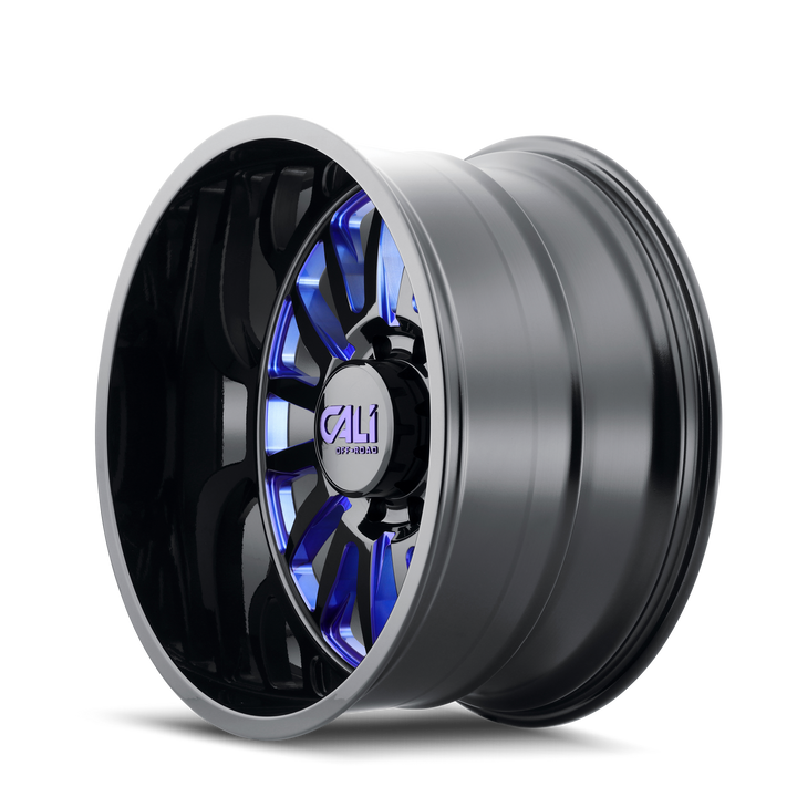 SUMMIT (9110) GLOSS BLACK MILLED PRISM BLUE