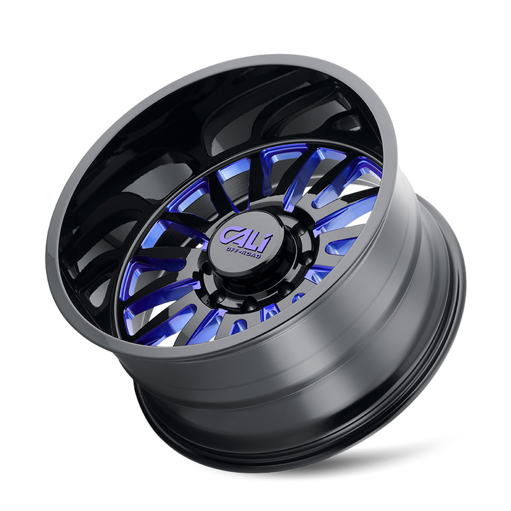 SUMMIT (9110) GLOSS BLACK MILLED PRISM BLUE