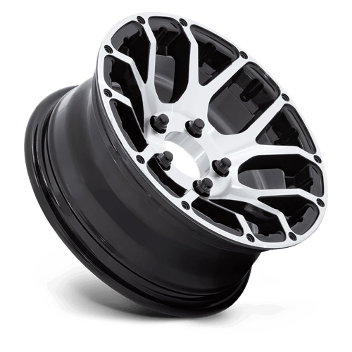 HE1825 14X6 5X4.5 -6 G-BLK-MCH (NO CAP)