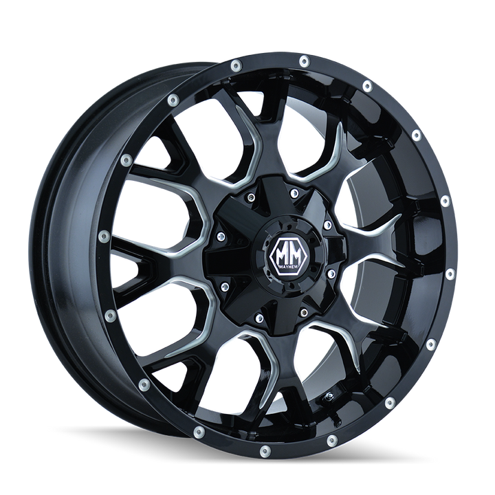 WARRIOR (8015) GLOSS BLACK MILLED