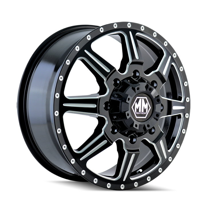 MONSTIR (8101) REAR GLOSS BLACK MILLED