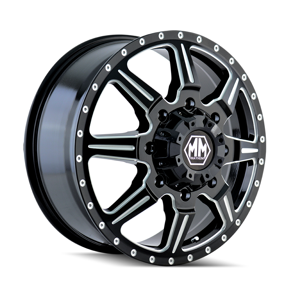MONSTIR (8101) REAR GLOSS BLACK MILLED