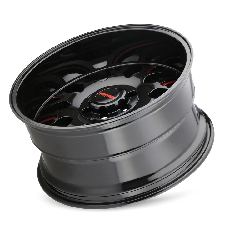TRIPWIRE (8110) GLOSS BLACK MILLED PRISM RED