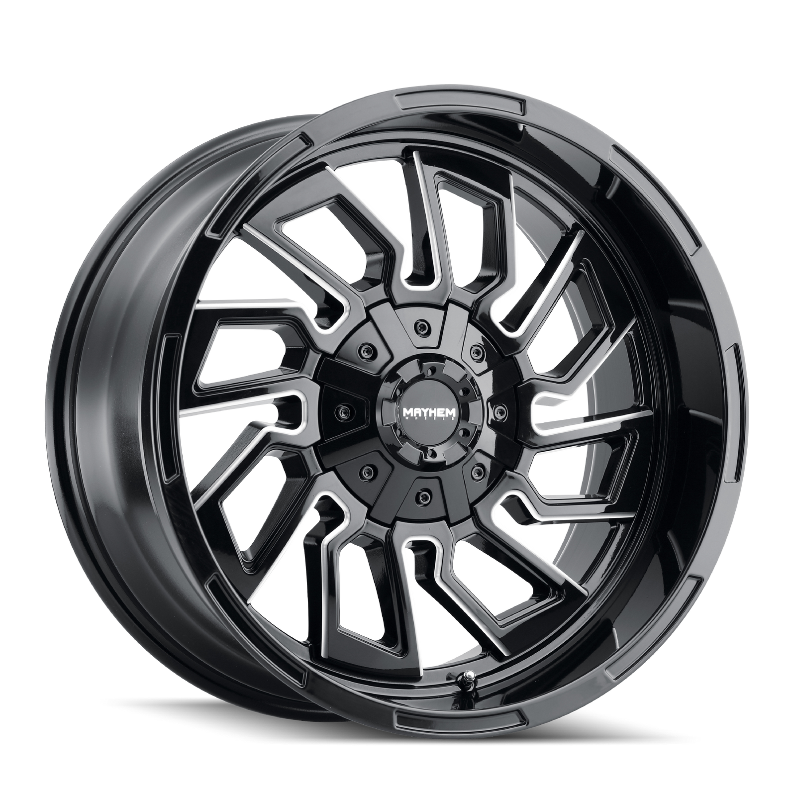 FLYWHEEL (8111) GLOSS BLACK MILLED