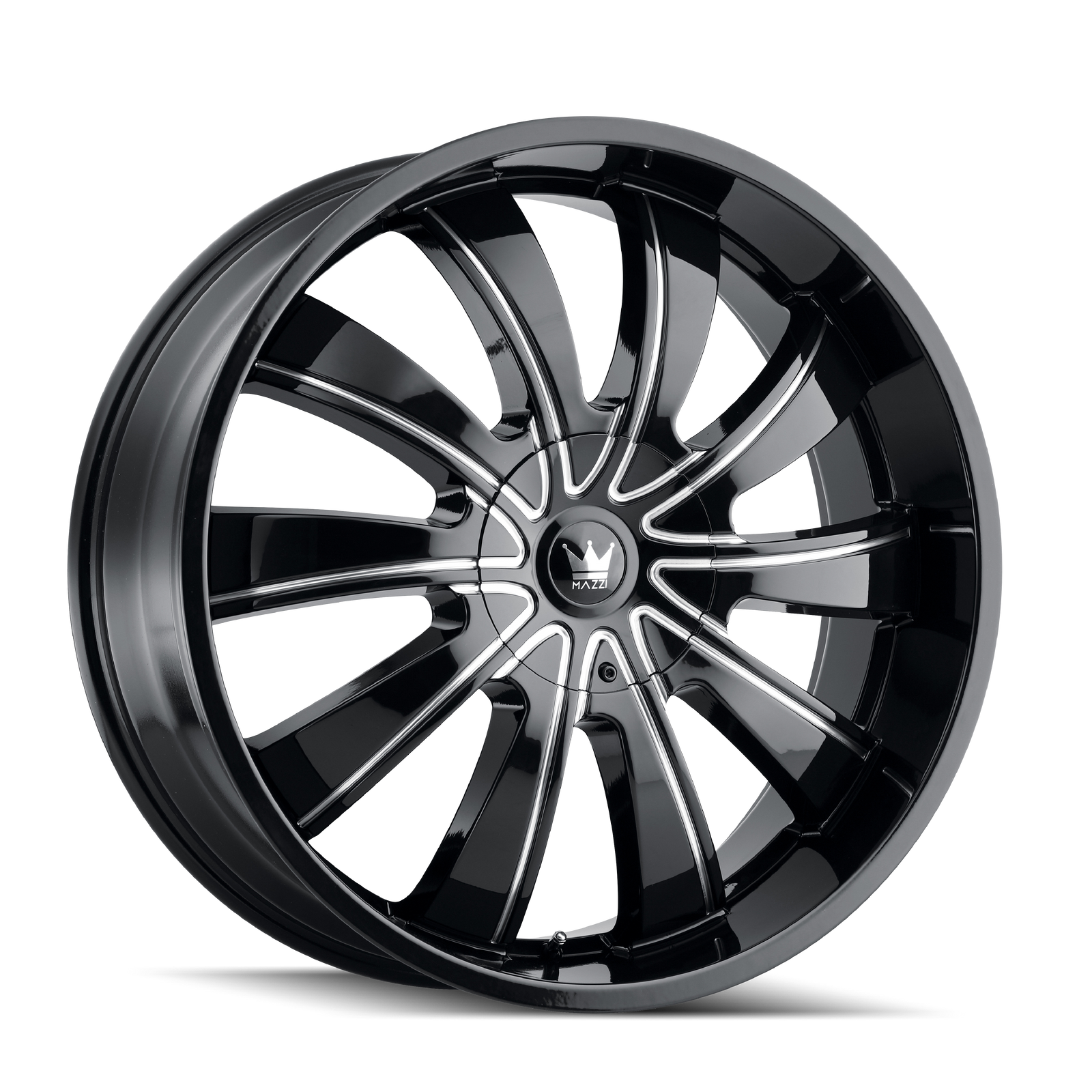 ROLLA (374) GLOSS BLACK MACHINED