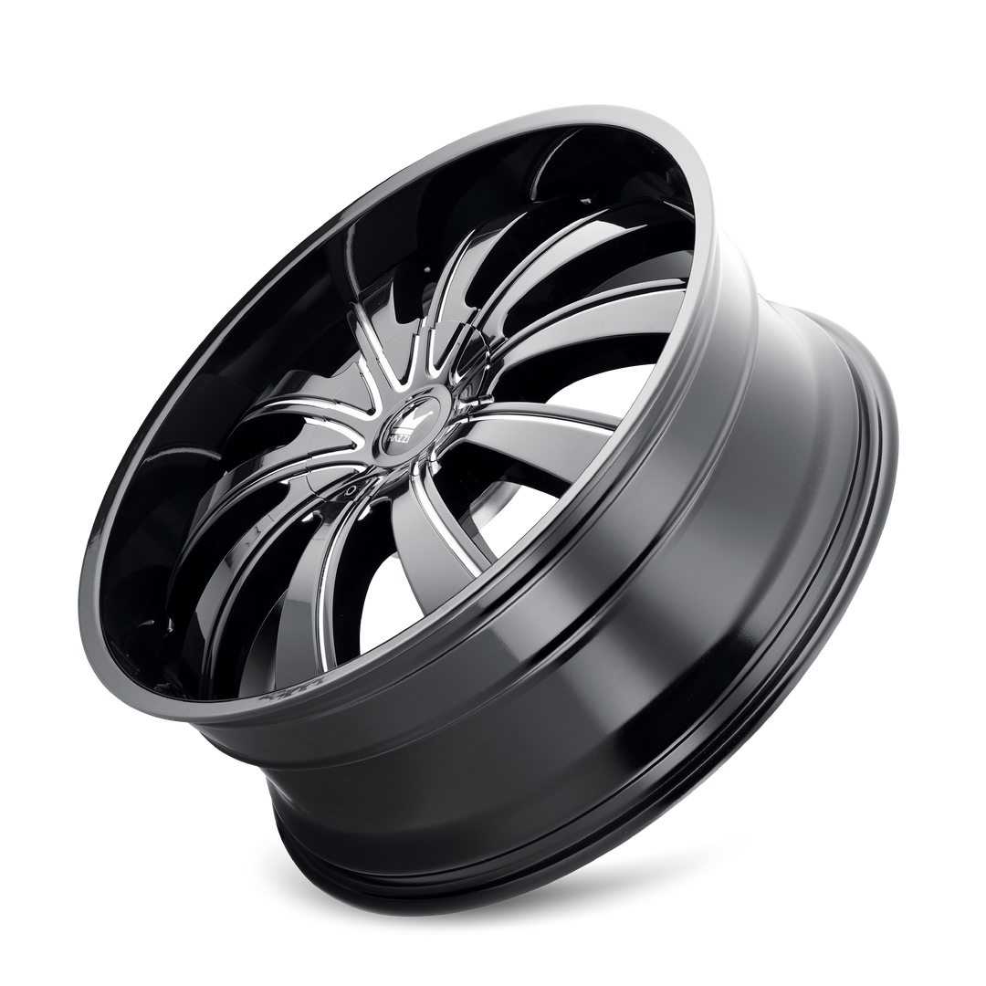 ROLLA (374) GLOSS BLACK MACHINED