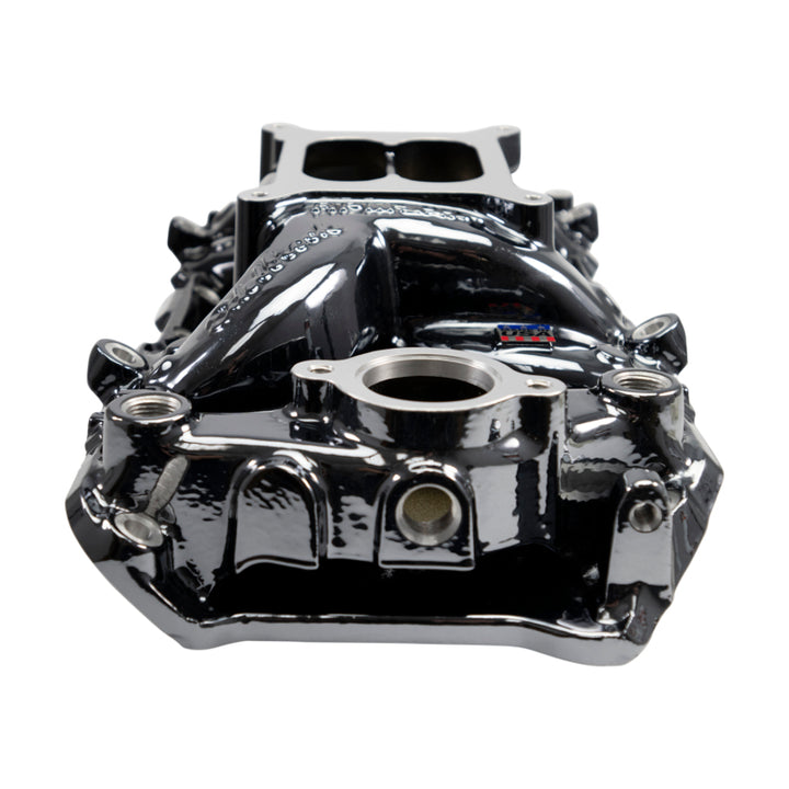 Edelbrock RPM Air-Gap Intake Manifold for Big-Block Chevy Oval Port - Black Plasma Finish