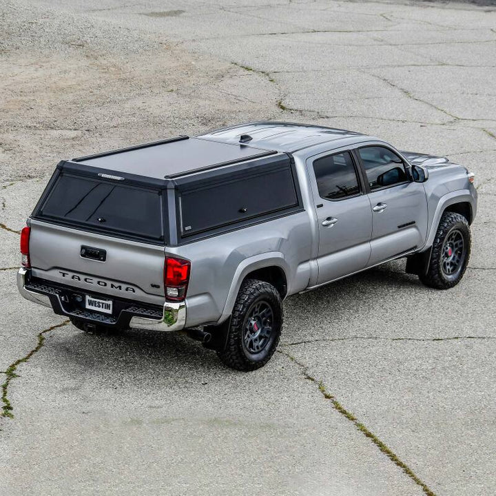 Westin 16-23 Toyota Tacoma 6ft. Bed EXP Truck Cap - Black (Box 1 ONLY)