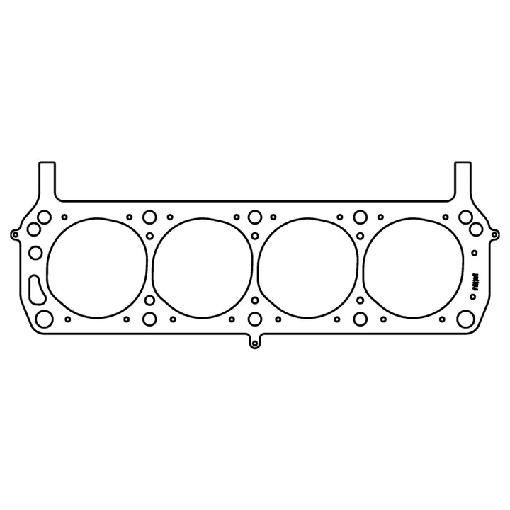 Cometic Ford 302 Windsor V8 .040in MLS Cyl Head Gskt-4.125in Bore-Valve Pocketed Bore-SVO/Yates-RHS