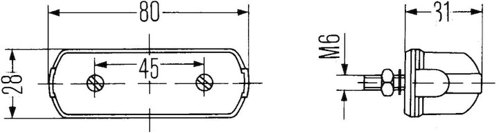 Hella Lamp K Black 2Ka
