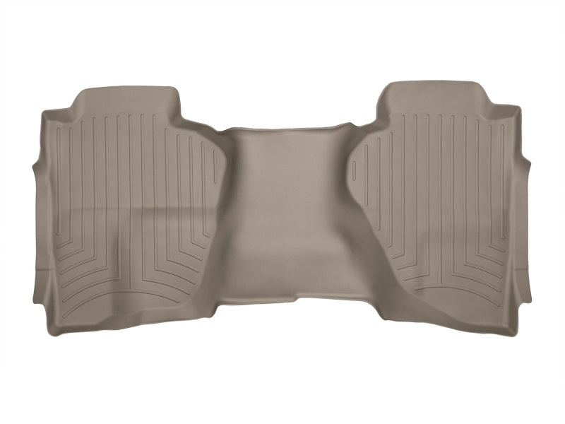WeatherTech 15-20 Cadillac Escalade ESV Rear FloorLiner HP - Tan (2pc - 2nd Row Bench & 3rd row)
