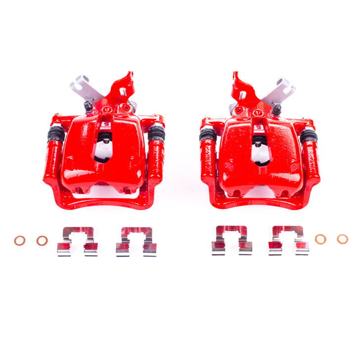 Power Stop 12-16 Buick LaCrosse Rear Red Calipers w/Brackets - Pair