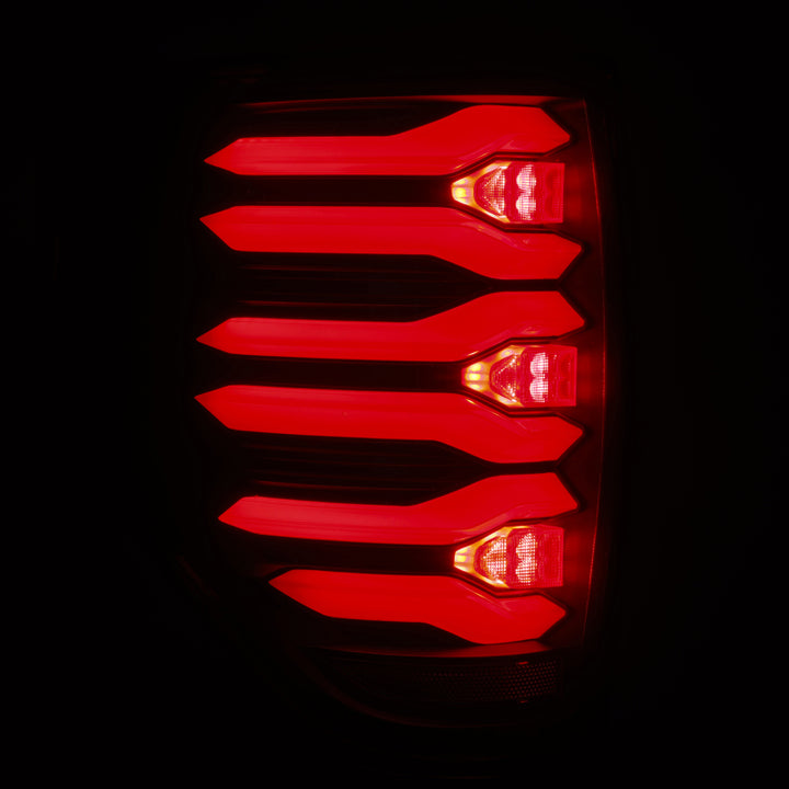 AlphaRex 09-14 Ford F150 LUXX LED Taillights - Black Housing