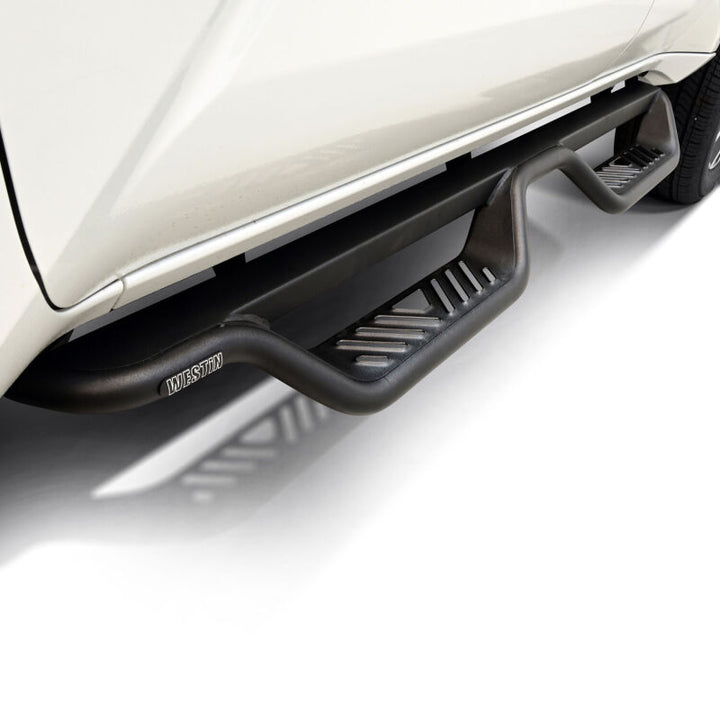 Westin 25-26 Toyota 4Runner Outlaw Drop Nerf Step Bars - Textured Black