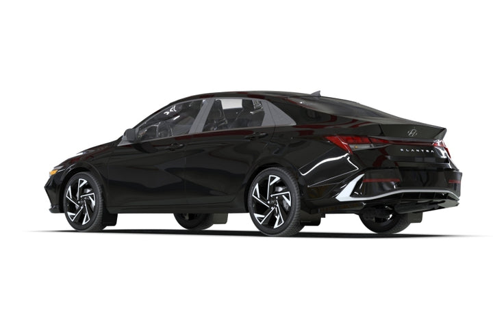 Rally Armor 24-26 Hyundai Elantra Black Mud Flap Red Logo