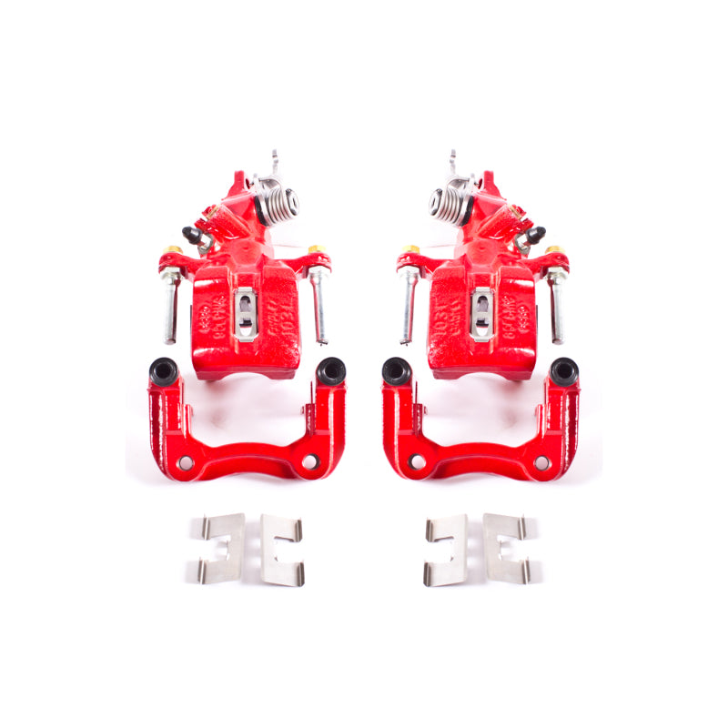 Power Stop 04-08 Acura TSX Rear Red Calipers w/Brackets - Pair