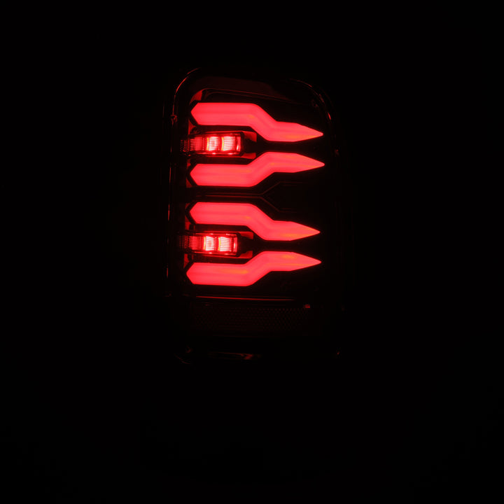 AlphaRex 94-01 Dodge Ram 1500/2500/3500 LUXX-Series LED Tail Lights - Alpha-Black