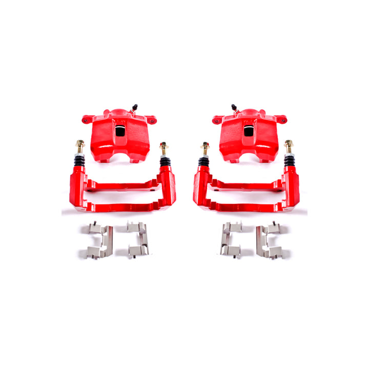 Power Stop 01-03 Acura CL Front Red Calipers w/Brackets - Pair