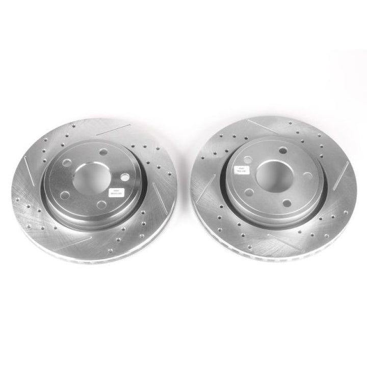 Power Stop 06-10 Jeep Commander Front Evolution Drilled & Slotted Rotors - Pair