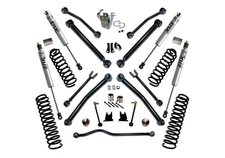 Superlift 07-18 Jeep Wrangler JK Unlimited 4in Lift Kit w/ Reflex Control Arms & Fox Shocks