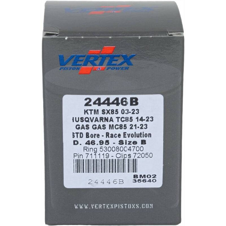 Vertex Piston 03-24 KTM 85 SX 85cc Cast Race Evolution Piston Kit
