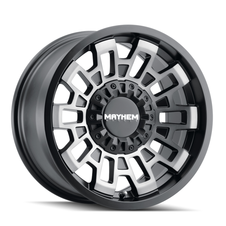 Mayhem 8113 Cortex 17x9 / 5x127 BP / -12mm Offset / 87.1mm Hub Matte Black w/ Dark Tint Wheel