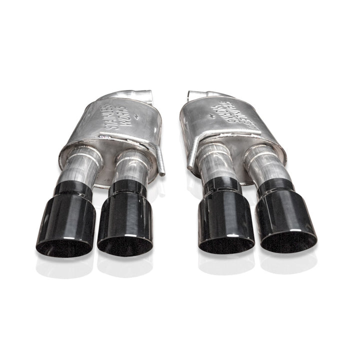 Stainless Works 18-21 Mustang GT Axle Back Legend Exhaust - Black Tips