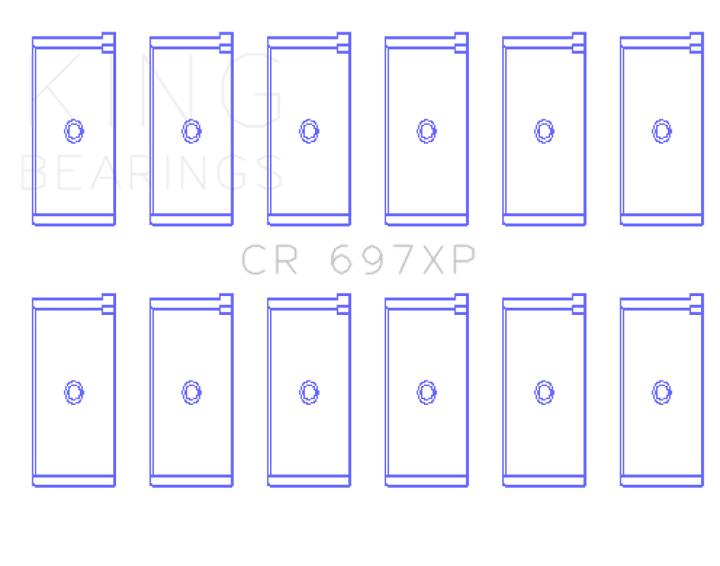 King Engine Bearings Jaguar 4.2L (Size STD) Rod Bearing Set