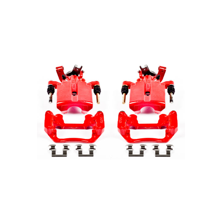 Power Stop 05-08 Chevrolet Cobalt Rear Red Calipers w/Brackets - Pair