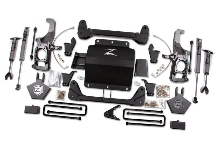 Zone Offroad 11-19 GM HD 5in System w/ Overload Fox