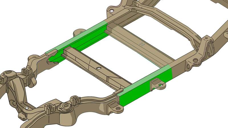 Rustbuster Center Frame Section Left Side