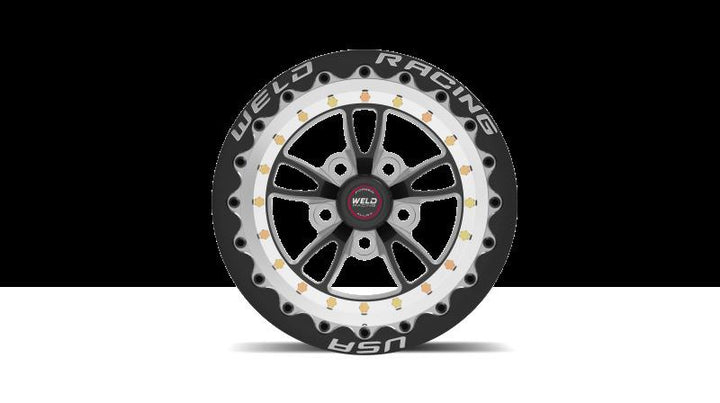 Weld Full Throttle 1-Piece 15x8 / 5x4.5 BP / 3.5in. BS Black Wheel