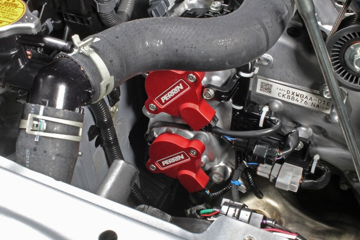 PERRIN 13-25 Subaru BRZ / Scion FR-S / Toyota 86 & GR86 Cam Solenoid Cover - Red